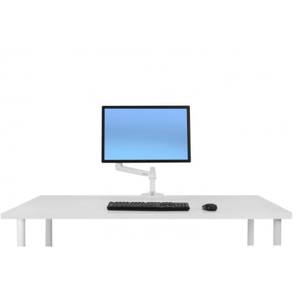 Ergotron LX Desk Monitor Arm -näyttövarsi pöytäkäyttöön, valkoinen
