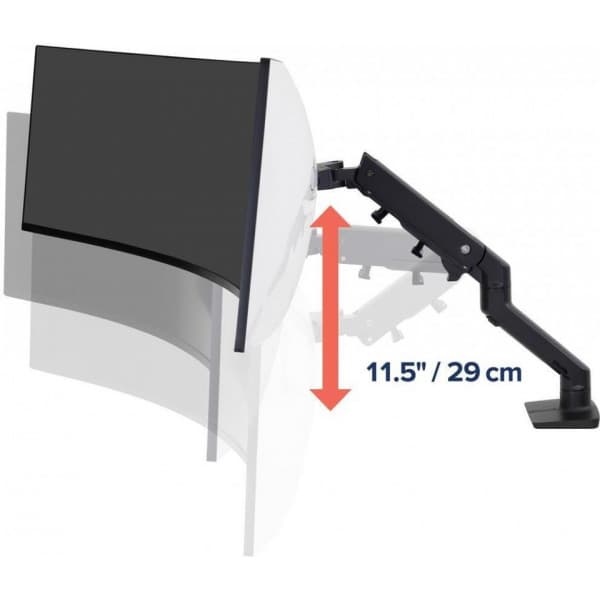 Ergotron HX Monitor Arm G9 -monitorarm, svart