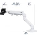 Pikkukuva 4 / 8: Ergotron HX Monitor Arm G9 -monitorivarsi, valkoinen