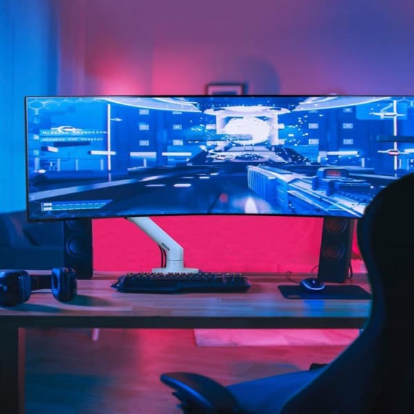 Ergotron HX Monitor Arm G9 -monitorivarsi, valkoinen