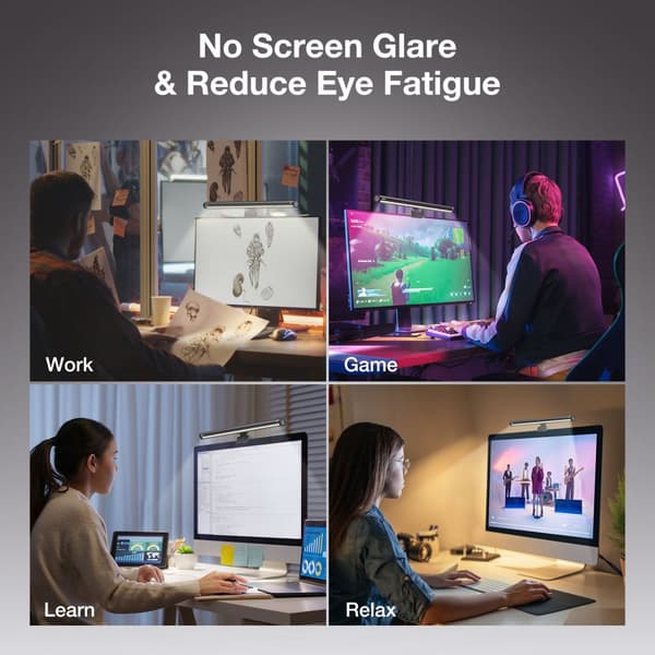 BM-RS1 Datorskärm Ljusstång Trådlös fjärrkontroll Ingen skärm Reflektion Ögonskydd USB-lampa Display Hängljus