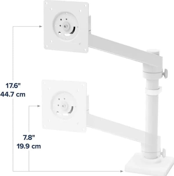 Ergotron NX series NX MONITOR ARM HVID 86,4 cm (34") Sort - Hvidt bord/bænk (45-669-216)