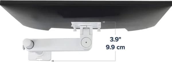 Ergotron NX series NX MONITOR ARM HVID 86,4 cm (34") Sort - Hvidt bord/bænk (45-669-216)