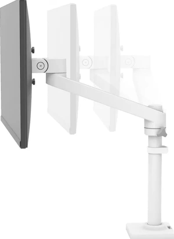 Ergotron NX series NX MONITOR ARM HVID 86,4 cm (34") Sort - Hvidt bord/bænk (45-669-216)