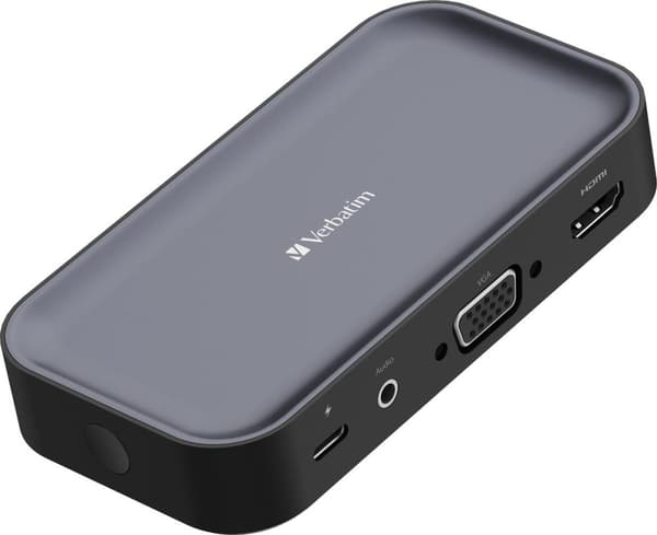 Verbatim Share My Screen USB-C trådlös bildskärmsadapter 1080P