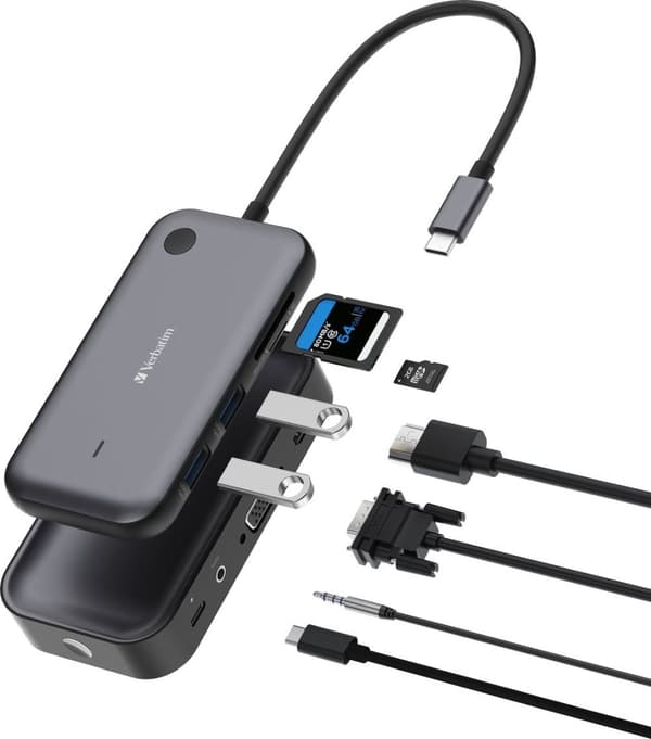 Verbatim Share My Screen USB-C trådløs skærmadapter 1080P