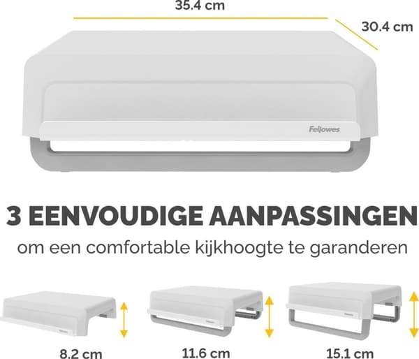 Fellowes Breyta Monitor Stand - Hvid