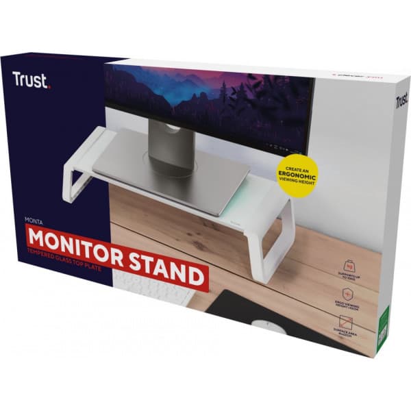 Trust Monta -monitorskärm, vit