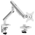 Miniatyrbillede 1 af 11: Ergo Office ER-751 Monitor Skrivebordsmontering Gasfjeder 9 kg Justerbar VESA 75x75 100x100 17" - 32" Hvid Sølv Klemmemontering Enkelarm LED LCD QLED