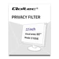 Miniatyrbild 3 av 7: Qoltec 51056 skärmsekretessfilter 55,9 cm (22 tum)