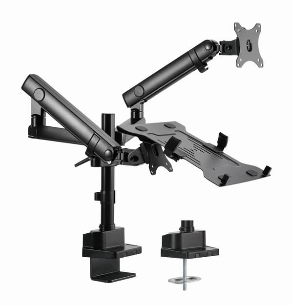 Gembird MA-DA3-02 skærmbeslag / stativ 81,3 cm (32") skrivebord Sort
