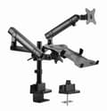 Miniatyrbillede 4 af 9: Gembird MA-DA3-02 skærmbeslag / stativ 81,3 cm (32") skrivebord Sort