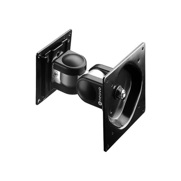 Neovo PMK-01 - Monteringssæt (drejeligt vægmontering) til fladskærm - aluminium, stål - sort - monteringsgrænseflade: 100 x 100 mm, 75 x 75 mm - vægmo Sort
