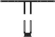 HAGOR Poly Display Adapter - Monteringssæt (Mounting Adapter) til videokonferencekamera - Sort - Skærmstørrelse: 140-191 cm (55"-75") - Monteringsgræn