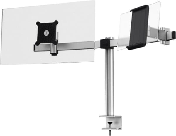 Holdbar 508723 Monitor bordbeslag 53,3 cm (21) - 86,4 cm (34) Roterbar, Højdejusterbar, Vipbar Sølv
