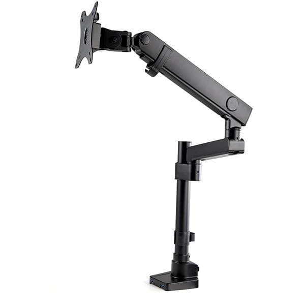 Skærmbord Support Startech ARMPIVOT2USB3 Sort
