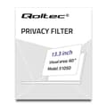 Miniatyrbild 2 av 2: Qoltec 51050 skärmsekretessfilter 33,8 cm (13,3 tum)