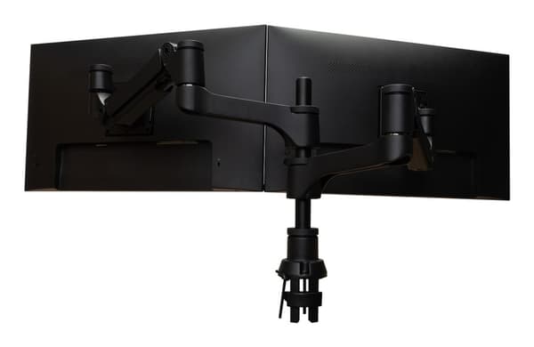 R-Go Tools R-Go Monitorarm 0"-32" 2TFT Maks. 9KG Caparo 4 Gasfjeder sølv
