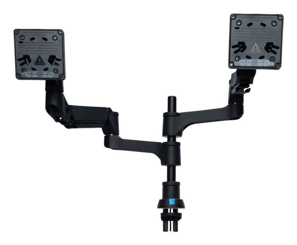 R-Go Tools R-Go Monitorarm 0"-32" 2TFT Maks. 9KG Caparo 4 Gasfjeder sølv