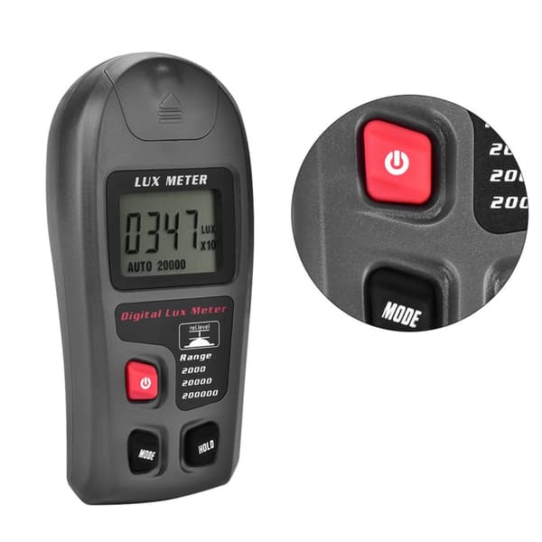 MT-30 Digital Luxmeter LCD Display Ljusmätare Miljötestning Illuminometer