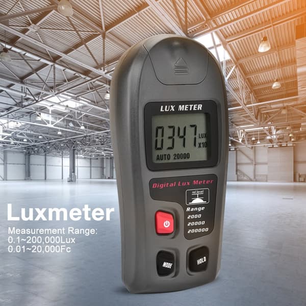 MT-30 Digital Luxmeter LCD Display Ljusmätare Miljötestning Illuminometer