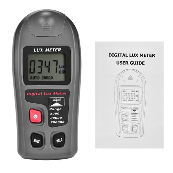 MT-30 Digital Luxmeter LCD Display Ljusmätare Miljötestning Illuminometer