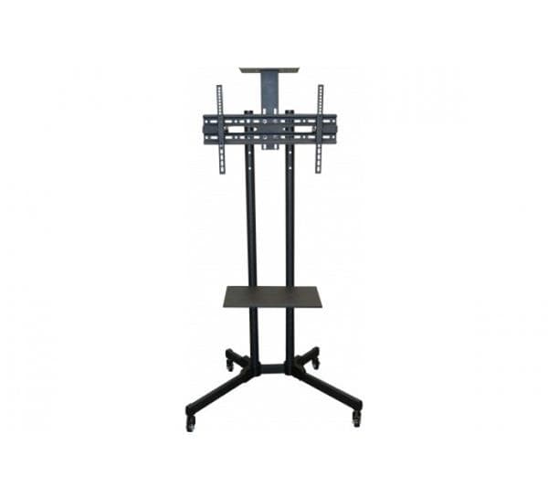 EXC Stand with wheels and a shelf - 37''-65'' - Max 50kg