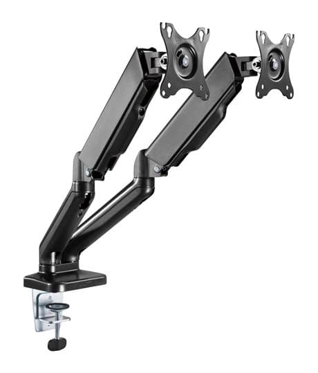 audizio MAD20G Dubbel Monitor arm Gas fylld 17”- 32”