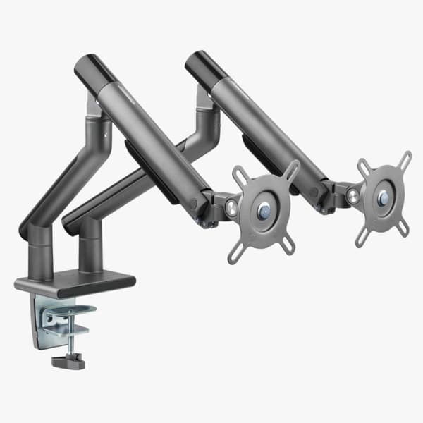 Alterzone Arm Duo alumiininen monitorivarsi kahdelle 17"-32" näytölle, tähtiharmaa