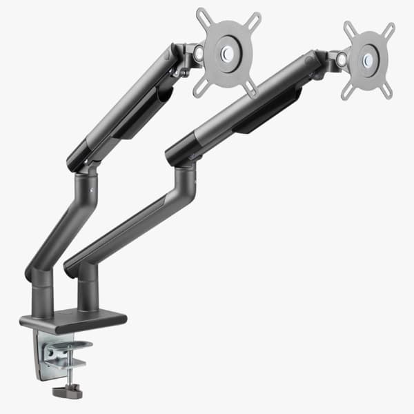 Alterzone Arm Duo alumiininen monitorivarsi kahdelle 17"-32" näytölle, tähtiharmaa