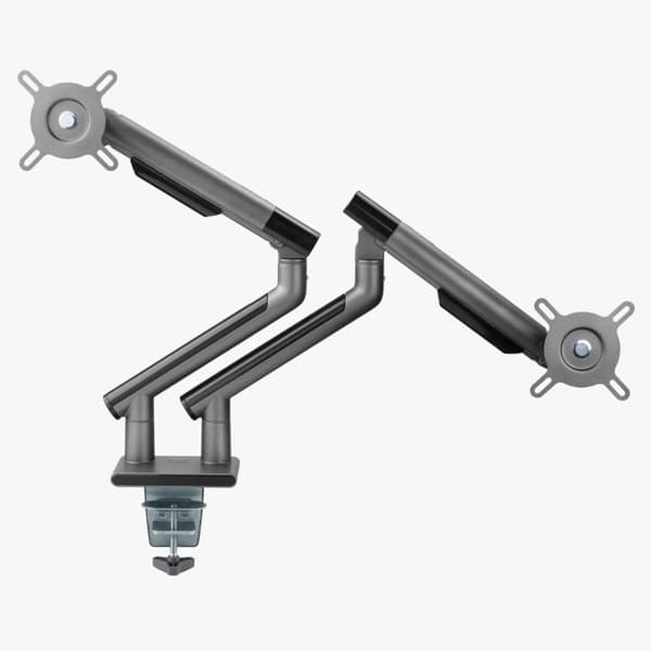 Alterzone Arm Duo alumiininen monitorivarsi kahdelle 17"-32" näytölle, tähtiharmaa