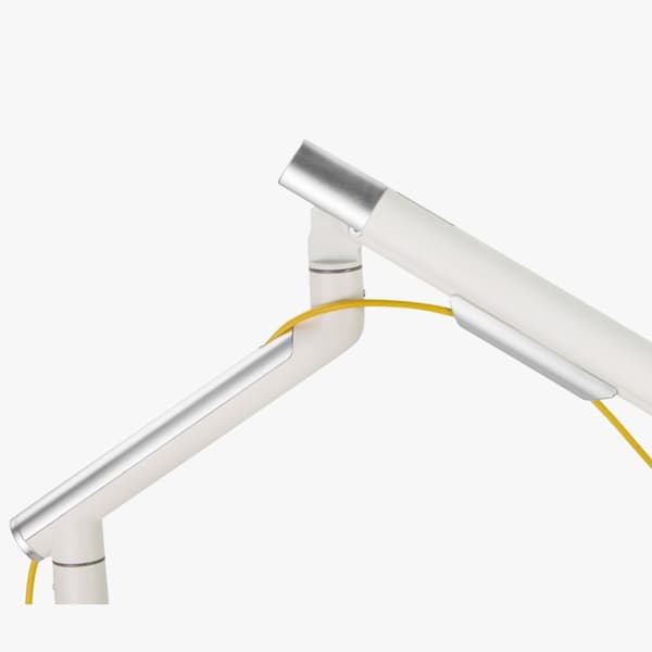 Alterzone Arm Duo monitorarm af aluminium til dobbelt 17"-32" skærme, hvid