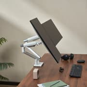 Alterzone Arm Duo monitorarm af aluminium til dobbelt 17"-32" skærme, hvid