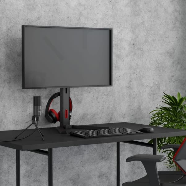 Alterzone Pro One gaming monitor stativ til 17"-32" skærme, sort