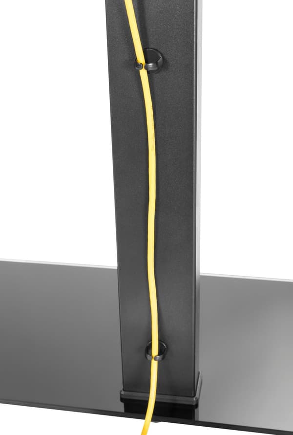 Alterzone Slim 7g Kompakt TV-stativ med glasbase til 37"-70" TV, sort