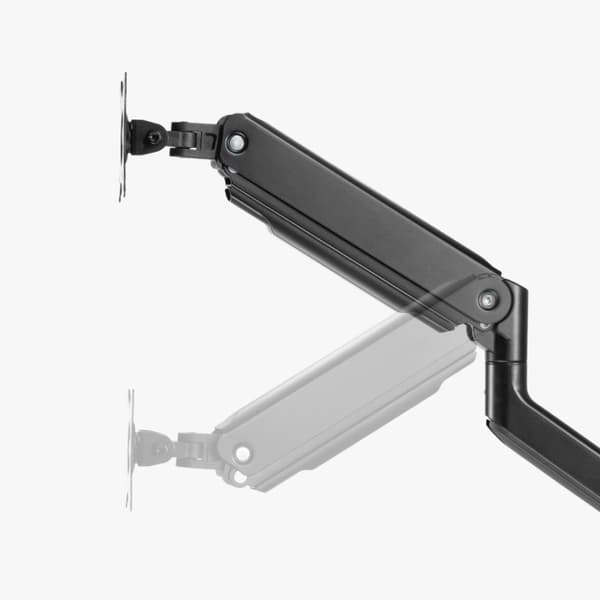 Alterzone Fit Single monitorarm til 17"-35" skærme, sort