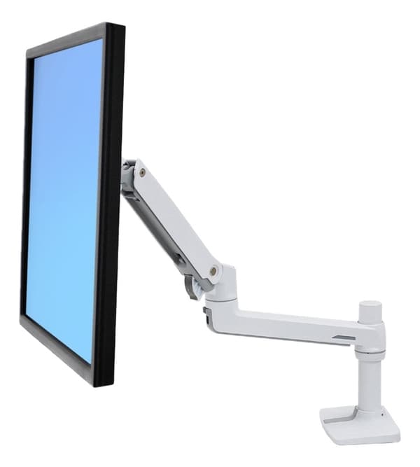 Ergotron LX monitorarm för LCD/TFT-monitor, vit, bord