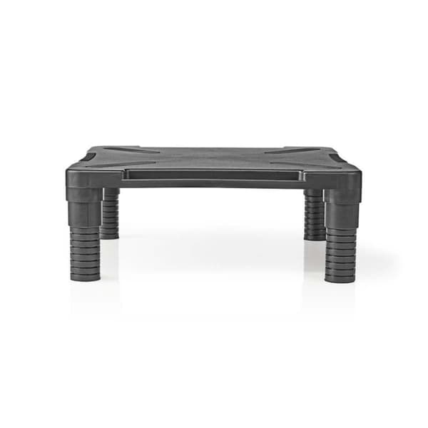 Nedis Monitor Stand | Ergonomisk: Yes | Maksimal bæreevne: 18 kg | Universal | Justérbar højde: Ja Sort
