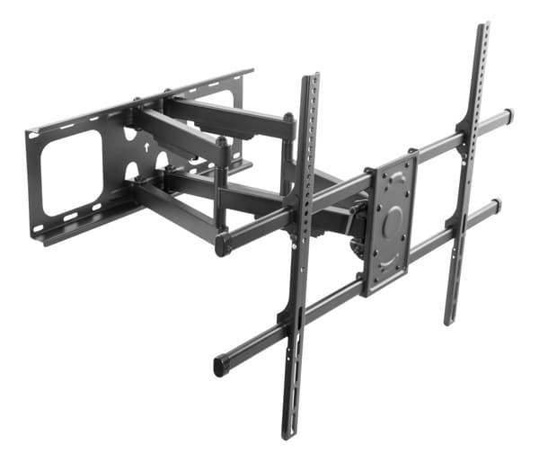 DELTACO OFFICE Kraftig 3-veis veggfeste i full-motion, 65-100", svart