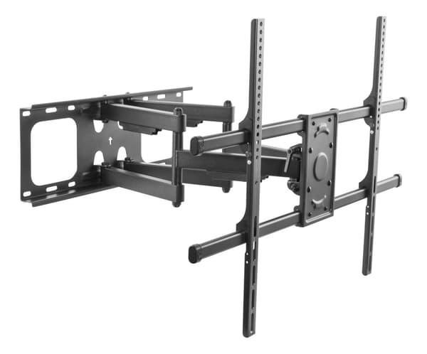 DELTACO OFFICE Kraftig 3-veis veggfeste i full-motion, 65-100", svart