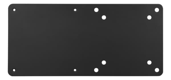 DELTACO OFFICE VESA-kompatibel monteringsplate for mini-PC, svart