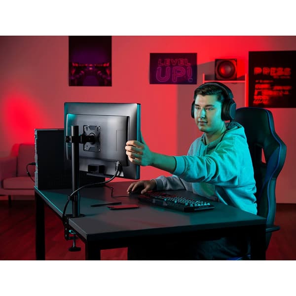 Hama Monitorfeste For En Monitor Svart