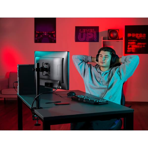 Hama Monitorfeste For En Monitor Svart