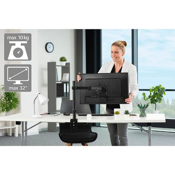 Hama Monitorbeslag til 1 Skærm 13"-32" XL Sort