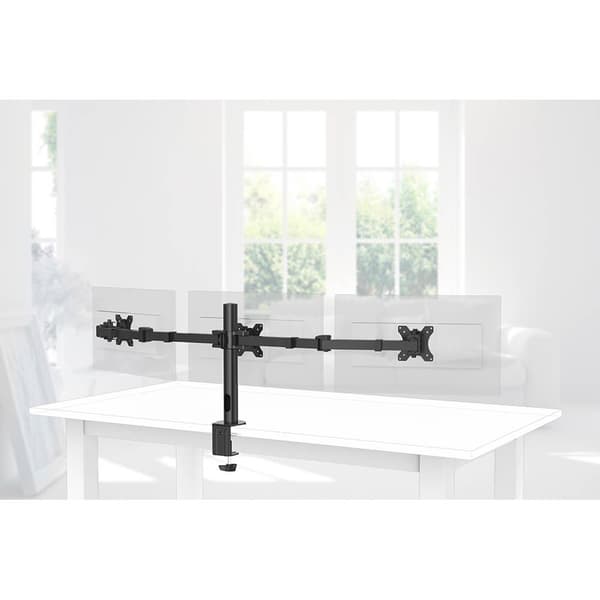 Hama Monitorbeslag til 3 Skærme 13"- 27" Sort