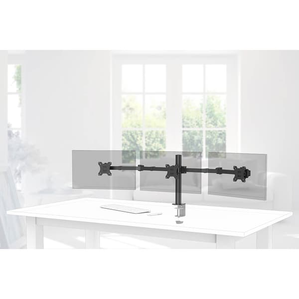 Hama Monitorbeslag til 3 Skærme 13"- 27" Sort