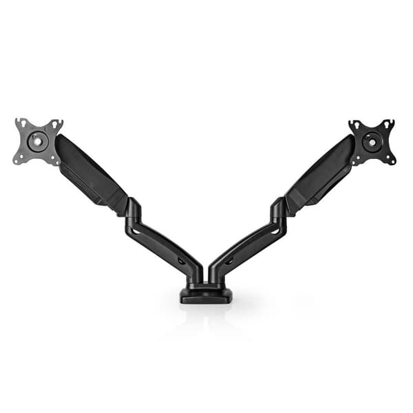 Nedis Desk Monitor Mount | Gassfjær | 2 Skjermer | 15 - 32 " | 75x75 / 100x100 | Full Motion