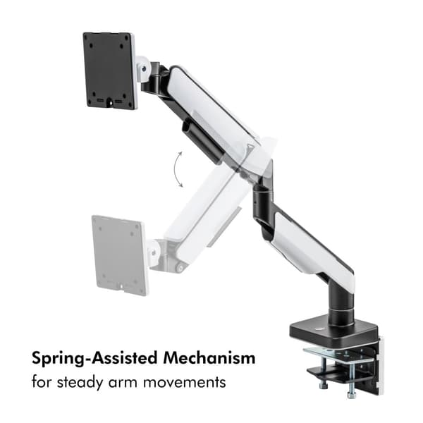 LogiLink Arm for spillmonitor 17-32" med belysning svart/hvitt
