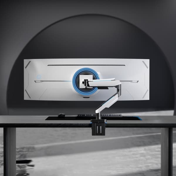 LogiLink Arm for spillmonitor 17-32" med belysning svart/hvitt