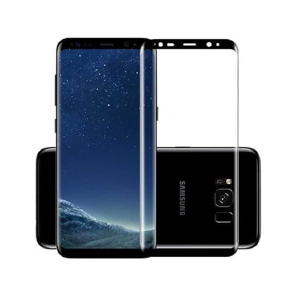 Samsung S8 Plus Härdat Glas 0.26mm 3D 9H Fullframe Svart